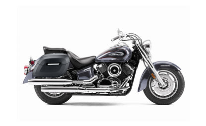 40L - Lamellar Raven Extra Large Yamaha V Star 1100 Classic XVS11A Matte Motocicleta Hard Alforjas