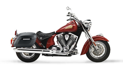 40L - Lamellar Raven Extra Large Indian Chief Standard Matte Motocicleta Hard Alforjas