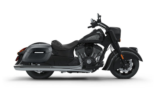 40L - Lamellar Raven Extra Large Indian Chief Darkhorse Matte Motocicleta Hard Alforjas