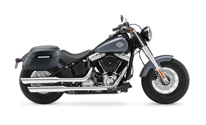 40L - Lamellar Raven XL Matte Motocicleta Hard Alforjas para Harley Softail Slim FLS