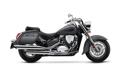 42L - Baldur Extra Large Suzuki Boulevard C50 VL800 Painted Motocicleta Hard Alforjas