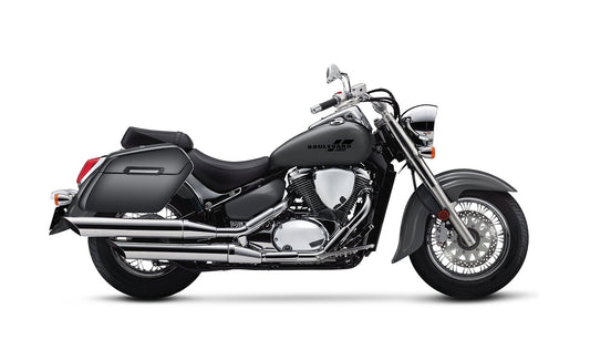 42L - Baldur Extra Large Suzuki Boulevard C50 VL800 Painted Motocicleta Hard Alforjas