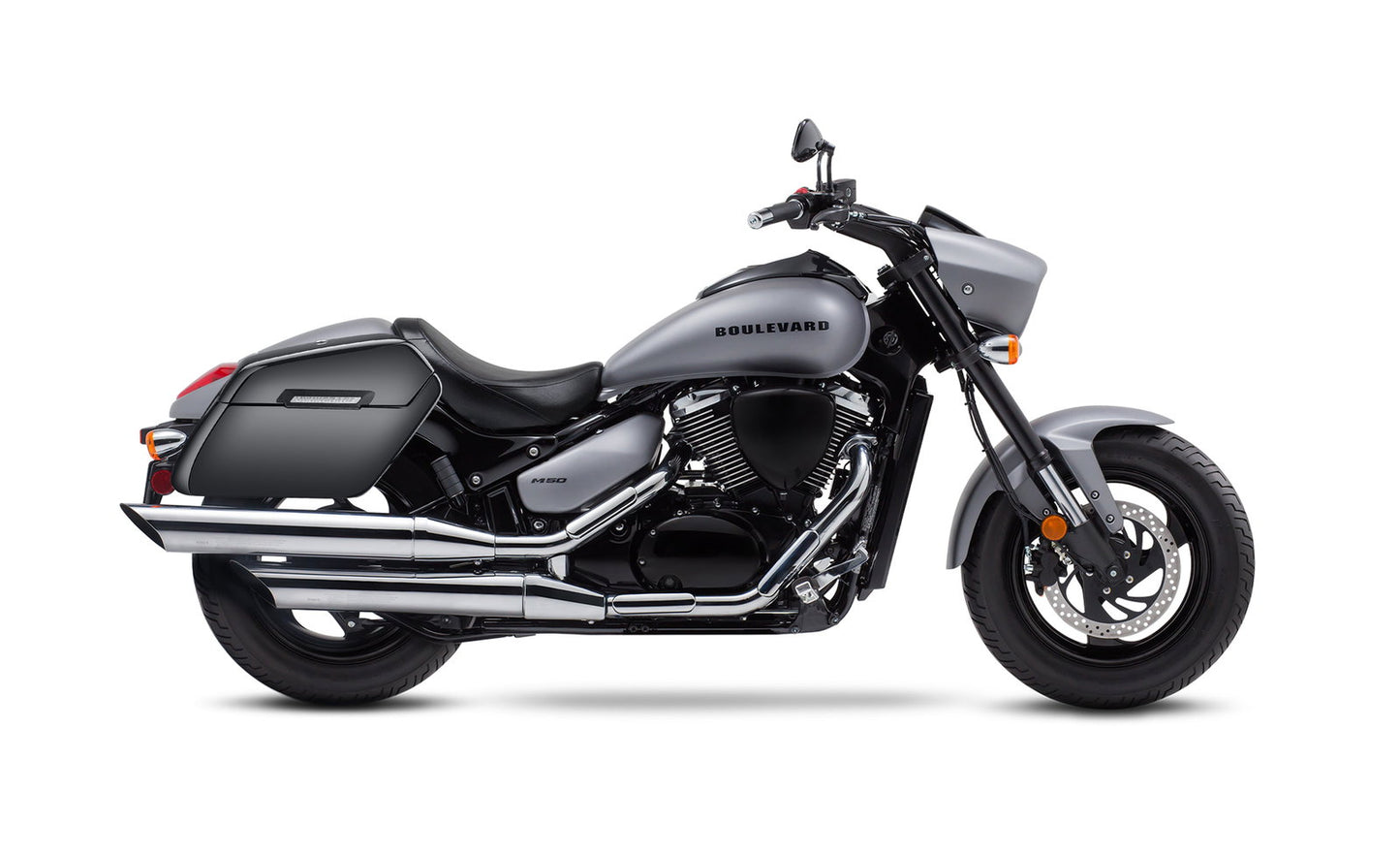 42L - Baldur Extra Large Suzuki Boulevard M50 VZ800 Painted Motocicleta Hard Alforjas