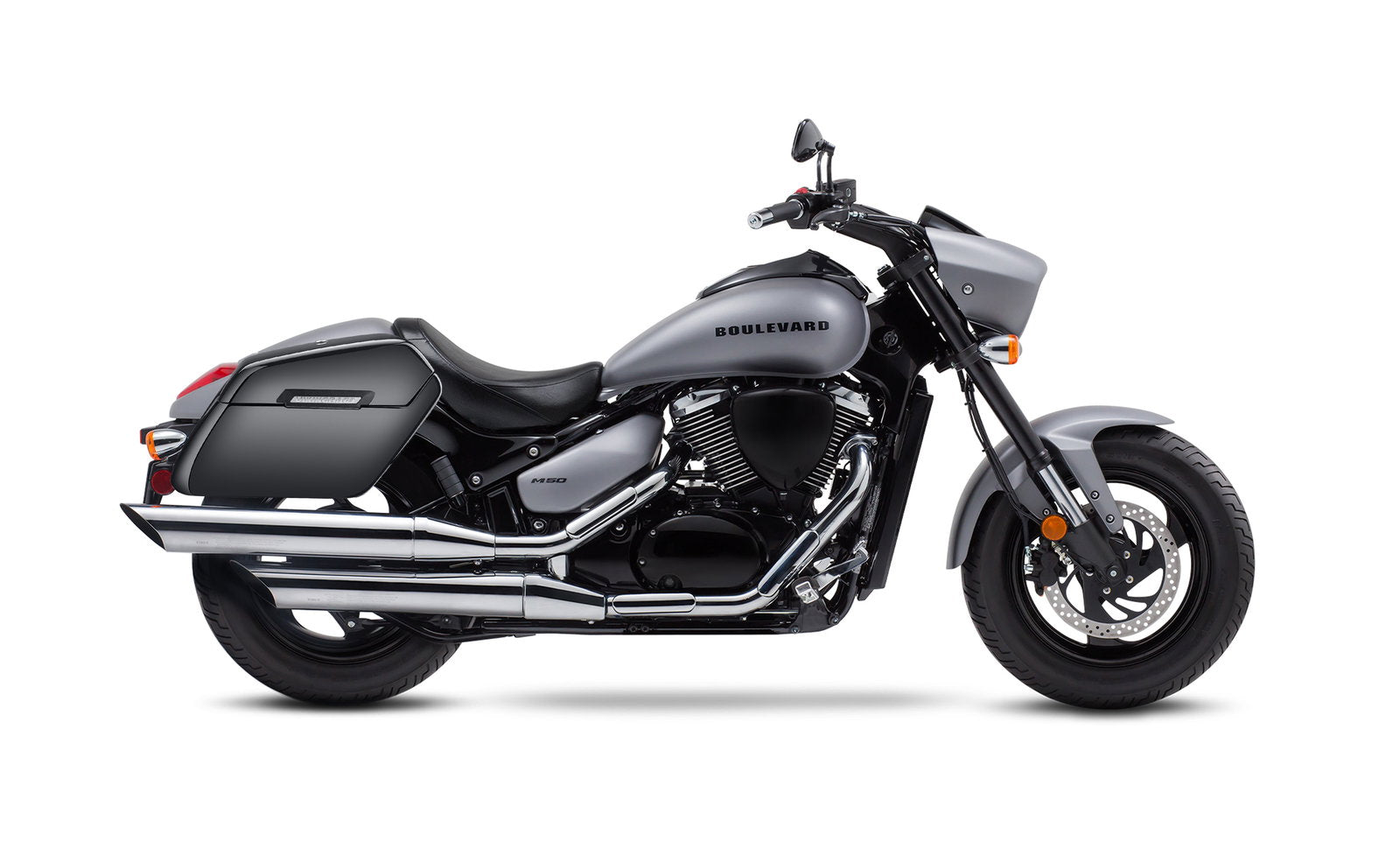 42L - Baldur Extra Large Suzuki Boulevard M50 VZ800 Painted Motocicleta Hard Alforjas