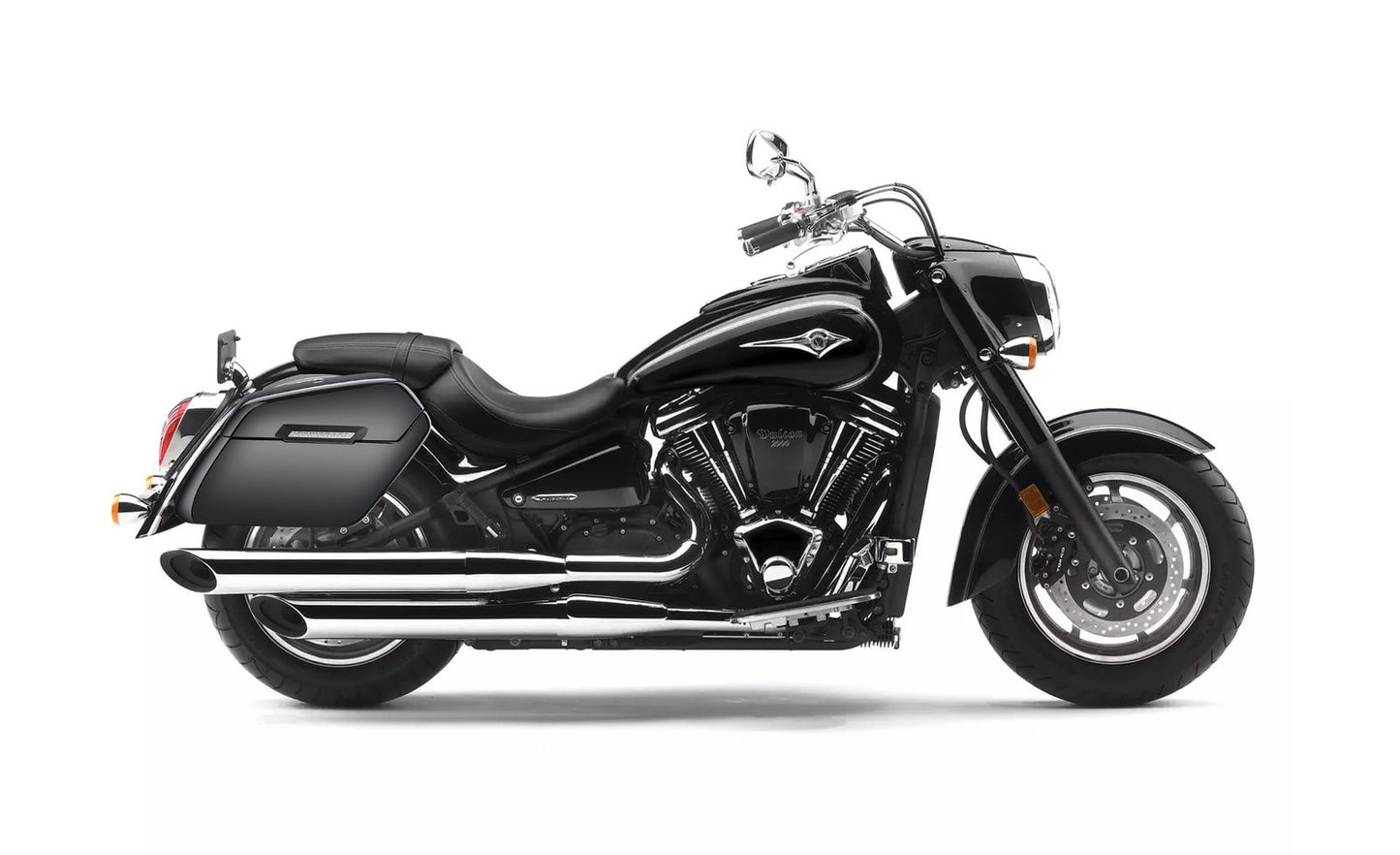 42L - Baldur Extra Large Kawasaki Vulcan 2000 VN2000 Painted Motocicleta Hard Alforjas