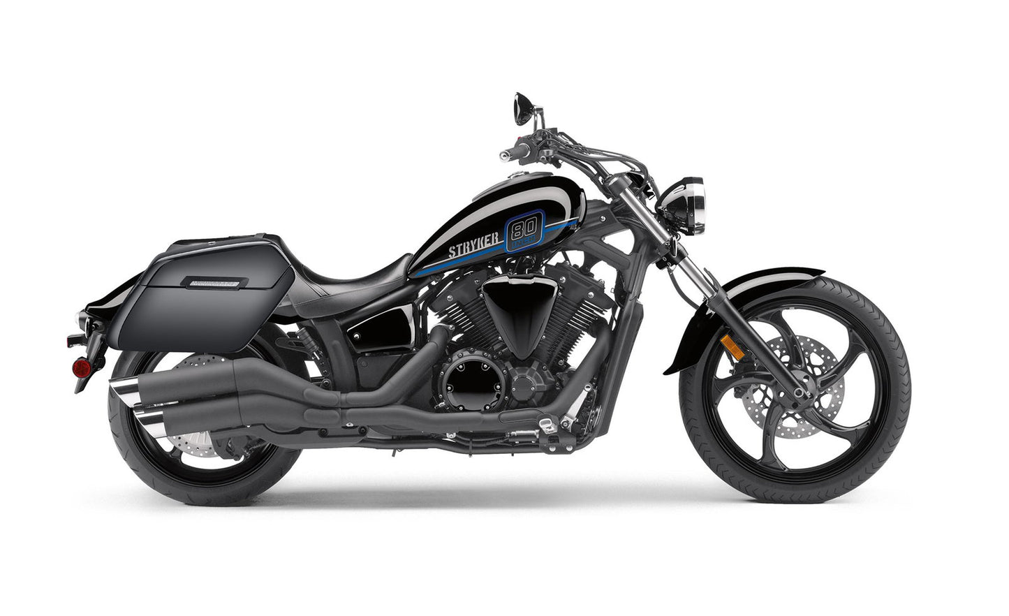 42L - Baldur Extra Large Yamaha Stryker Painted Motocicleta Hard Alforjas