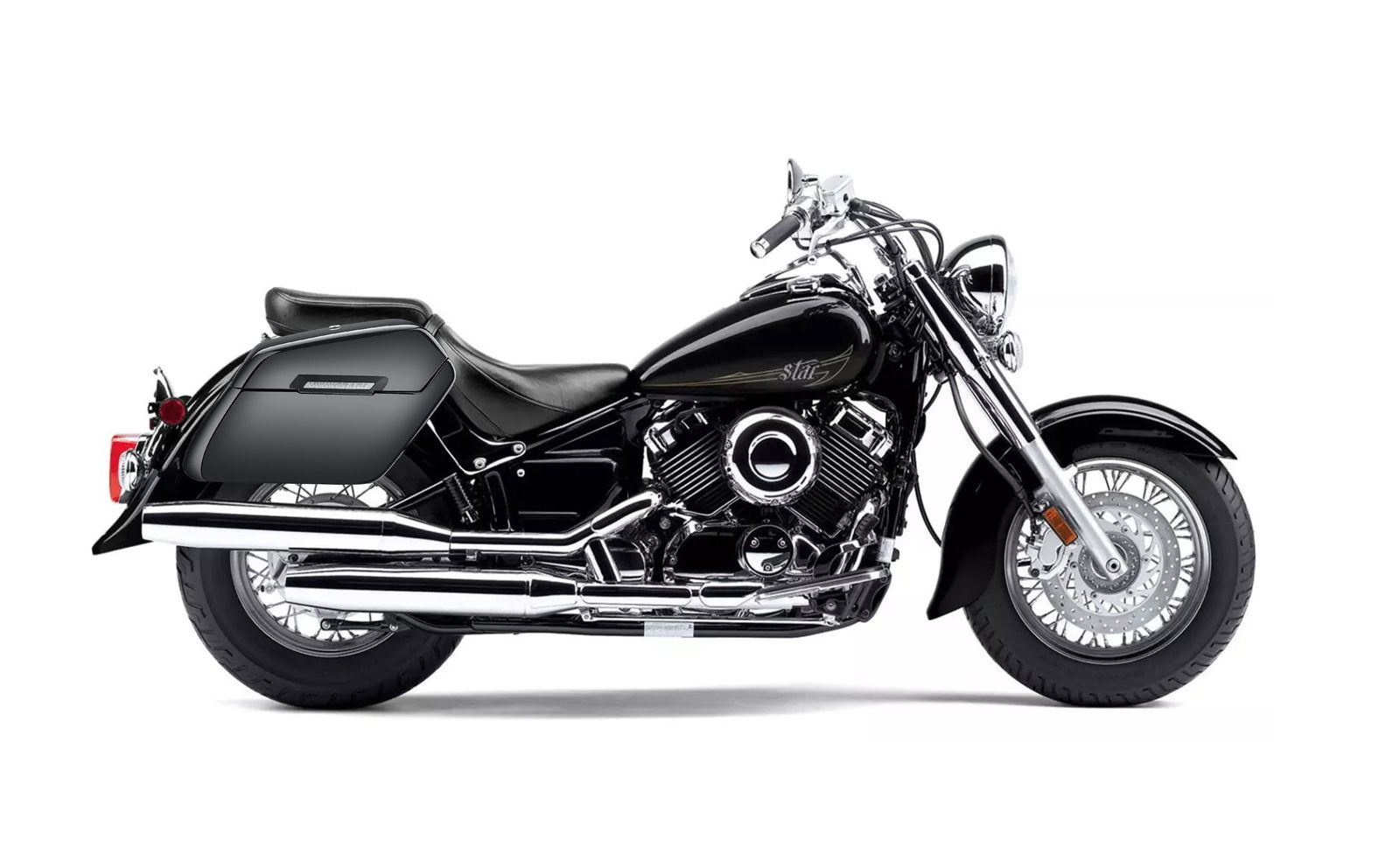 42L - Baldur Extra Large Yamaha V Star 650 Classic XVS65A Painted Motocicleta Hard Alforjas