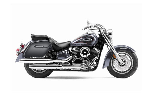 42L - Baldur Extra Large Yamaha V Star 1100 Classic XVS11A Painted Motocicleta Hard Alforjas