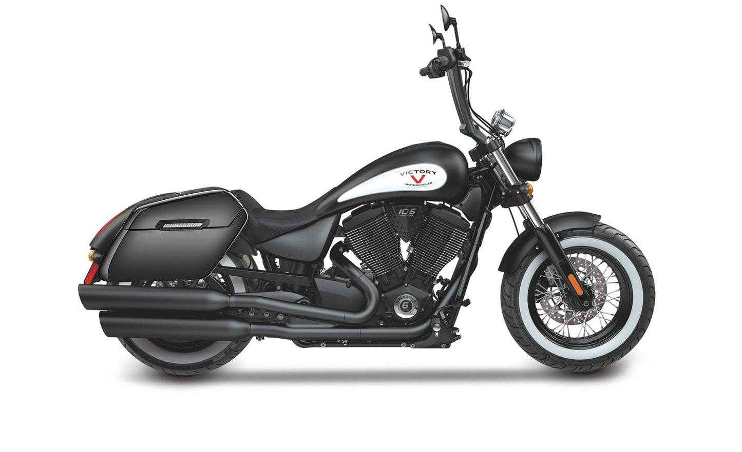 42L - Baldur Extra Large Victory High Ball Painted Motocicleta Hard Alforjas
