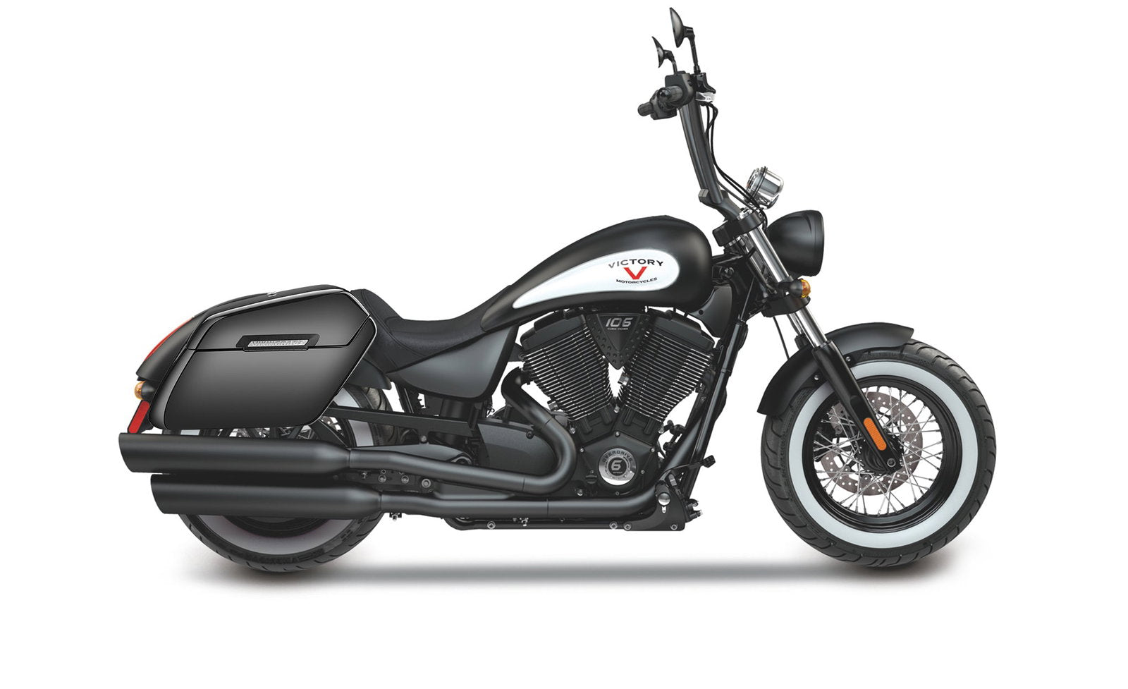 42L - Baldur Extra Large Victory High Ball Painted Motocicleta Hard Alforjas