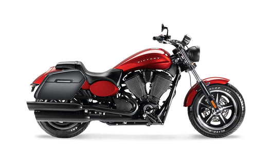 42L - Baldur Extra Large Victory Judge Painted Motocicleta Hard Alforjas