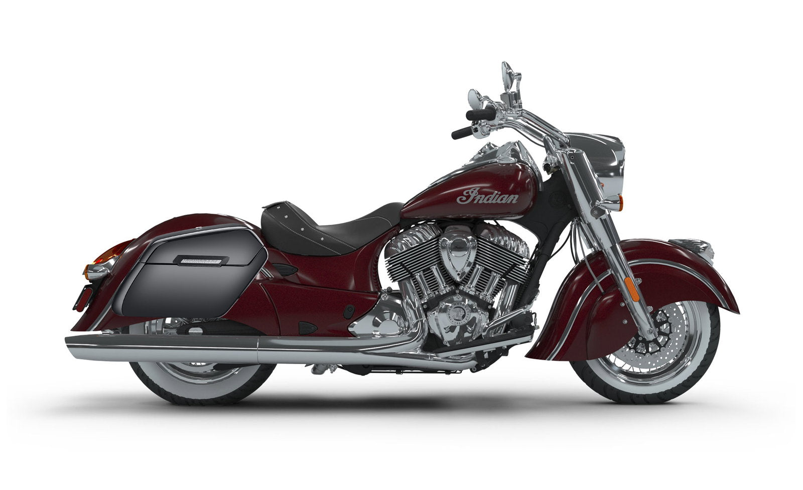 42L - Baldur Extra Large Indian Chief Classic Painted Motocicleta Hard Alforjas