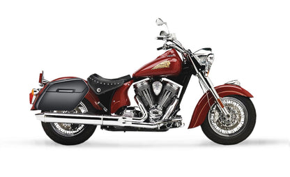 42L - Baldur Extra Large Indian Chief Standard Painted Motocicleta Hard Alforjas