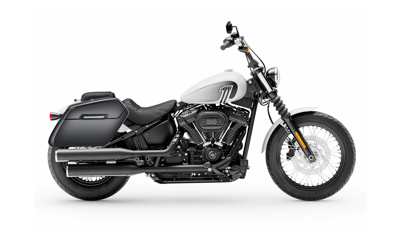 42L - Baldur Extra Large Painted Hard Alforjas para Harley Softail Street Bob FXBB/S