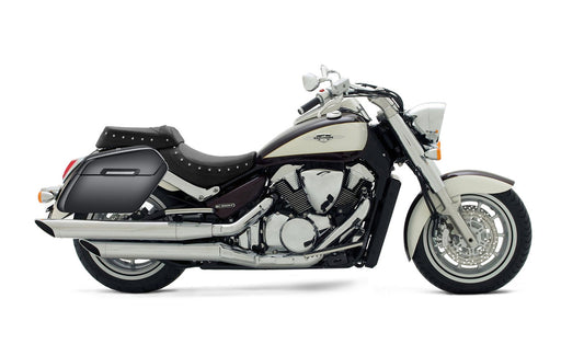 42L - Baldur Extra Large Suzuki Boulevard C109 Painted Motocicleta Hard Alforjas