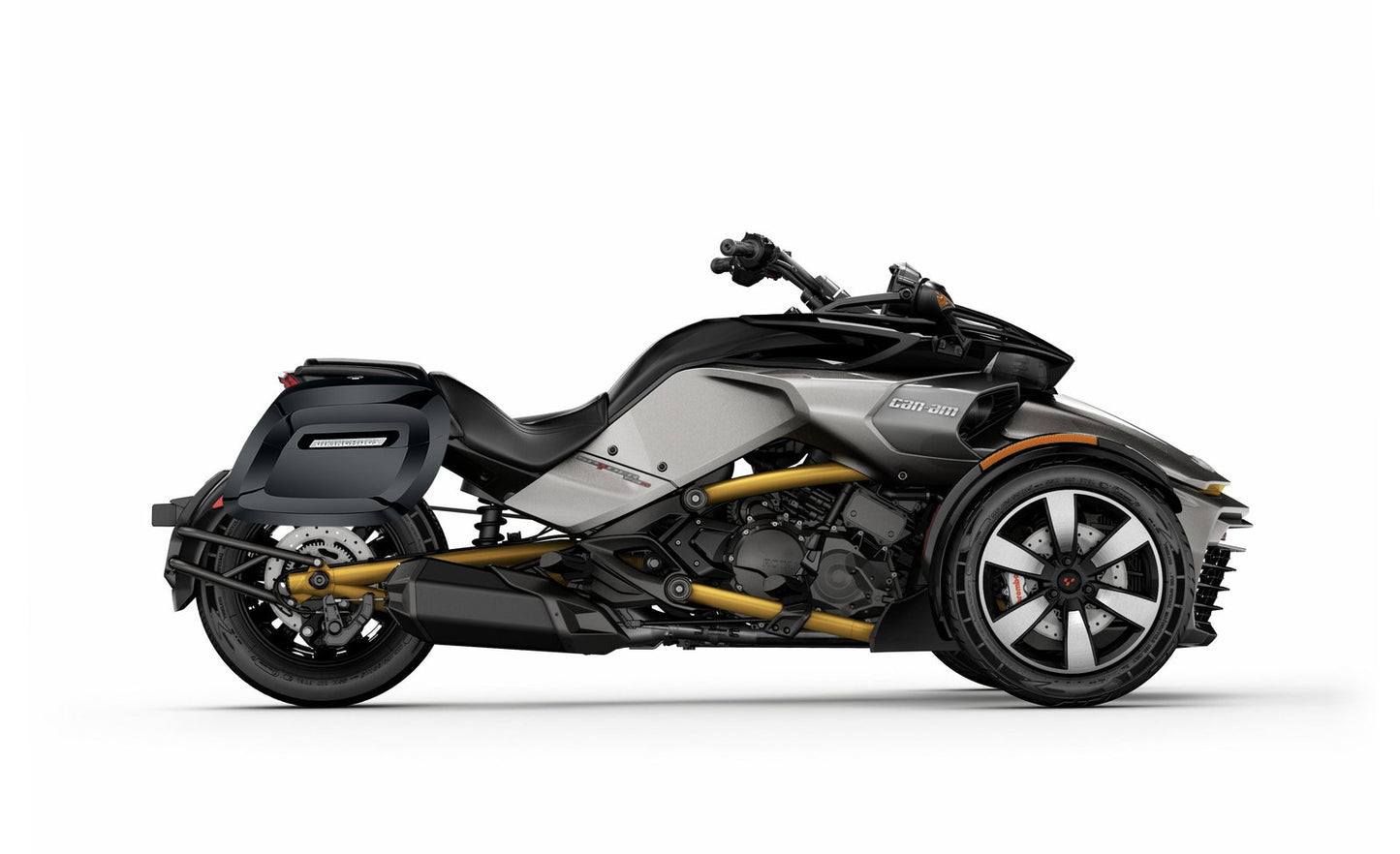 40L - Lamellar Raven Extra Large CAN AM Spyder F3-S Painted Motocicleta Hard Alforjas