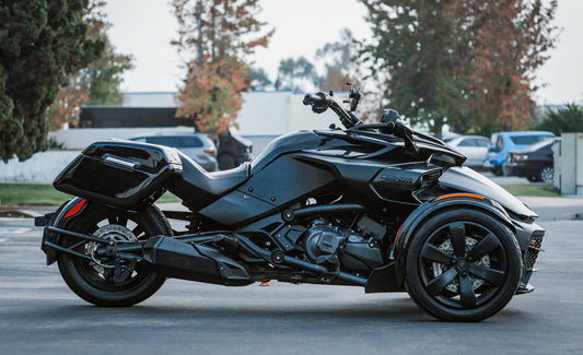 42L - Baldur Extra Large CAN AM Spyder F3-S Painted Motocicleta Hard Alforjas