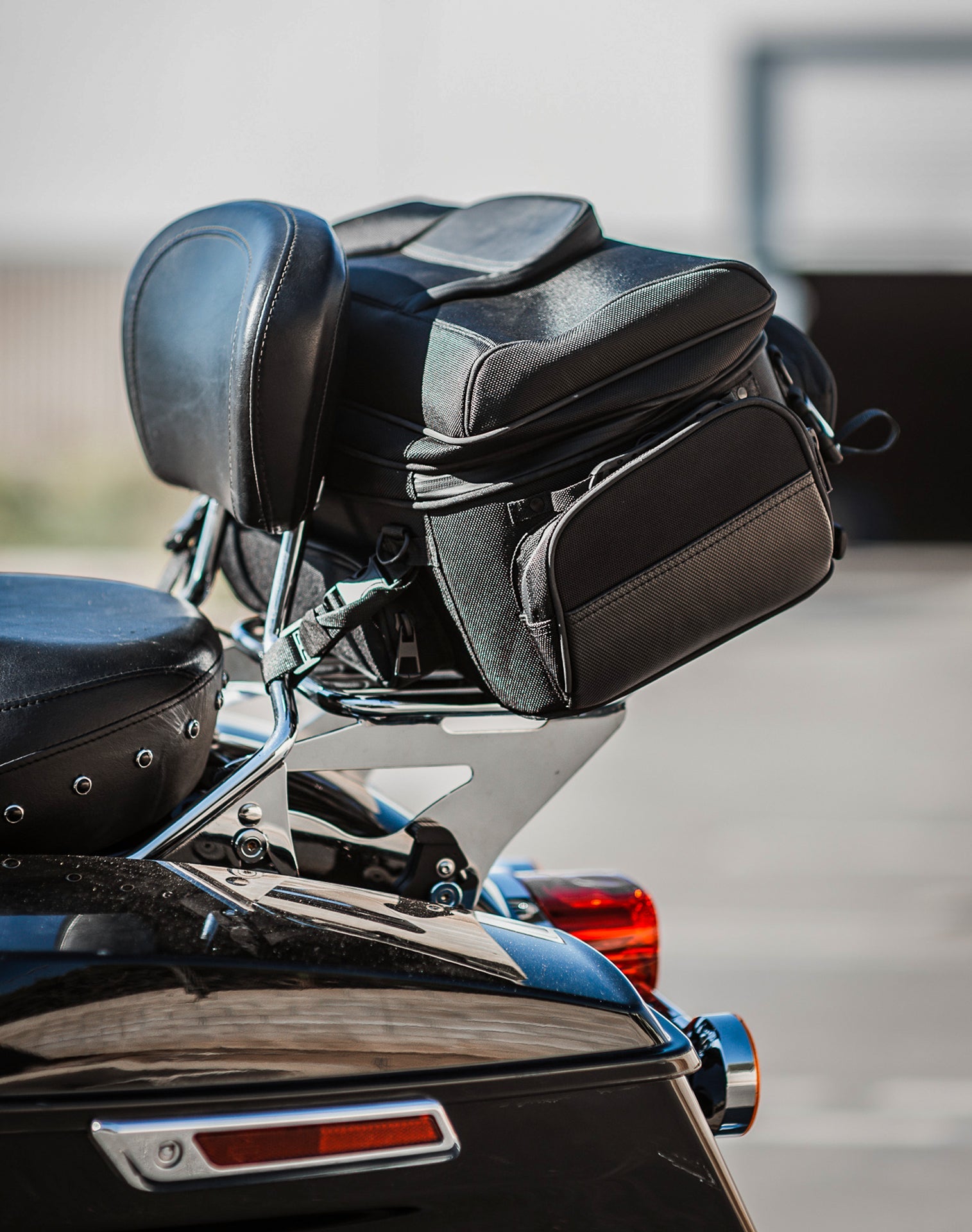 42L - Voyage Elite XL Kawasaki Motocicleta Bolsa para Sissy bar