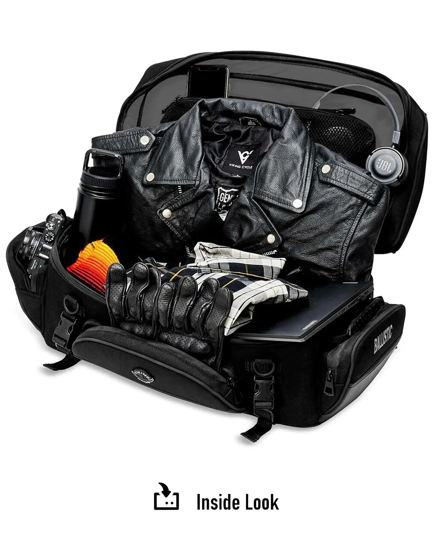 42L - Voyage Elite XL Kawasaki Motocicleta Bolsa para Sissy bar