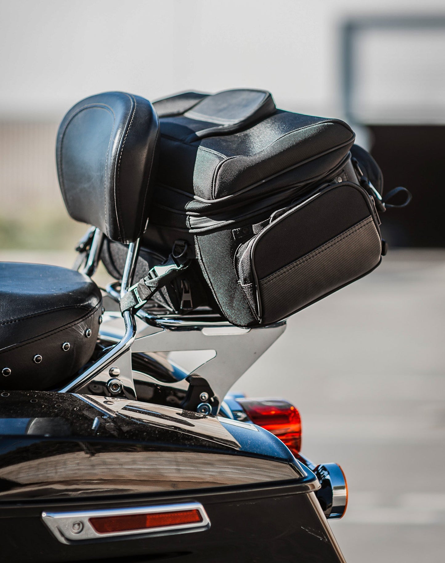 42L - Voyage Elite XL Hyosung Motocicleta Bolsa para Sissy bar