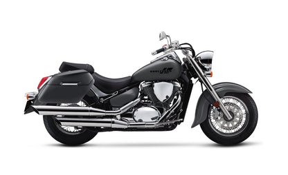 42L - Baldur Extra Large Suzuki Boulevard C50 VL800 Matte Motocicleta Hard Alforjas