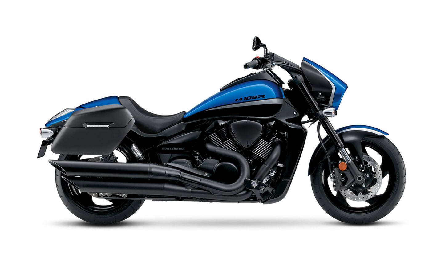 42L - Baldur Extra Large Suzuki Boulevard M109 VZR1800 Matte Motocicleta Hard Alforjas
