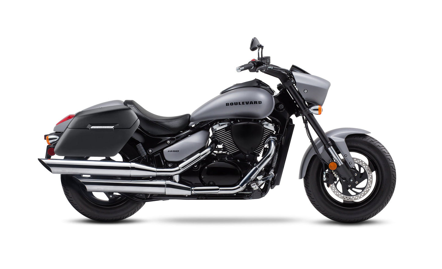 42L - Baldur Extra Large Suzuki Boulevard M50 VZ800 Matte Motocicleta Hard Alforjas