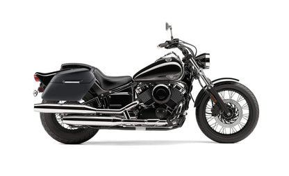 42L - Baldur Extra Large Yamaha V Star 650 Custom XVS65T Matte Motocicleta Hard Alforjas