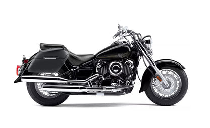 42L - Baldur Extra Large Yamaha V Star 650 Classic XVS65A Matte Motocicleta Hard Alforjas