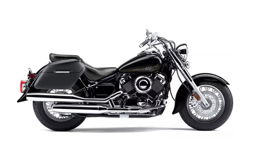 42L - Baldur Extra Large Yamaha V Star 650 Classic XVS65A Matte Motocicleta Hard Alforjas