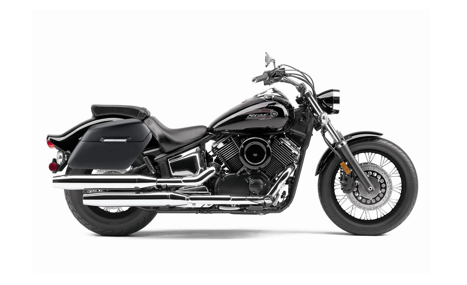 42L - Baldur Extra Large Yamaha V Star 1100 Custom XVS11T Matte Motocicleta Hard Alforjas