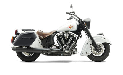 42L - Baldur Extra Large Indian Chief Bomber Matte Motocicleta Hard Alforjas