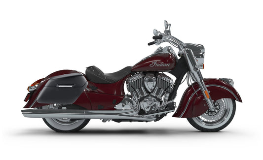 42L - Baldur Extra Large Indian Chief Classic Matte Motocicleta Hard Alforjas
