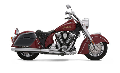 42L - Baldur Extra Large Indian Chief Deluxe Matte Motocicleta Hard Alforjas