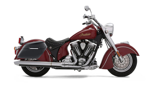 42L - Baldur Extra Large Indian Chief Deluxe Matte Motocicleta Hard Alforjas