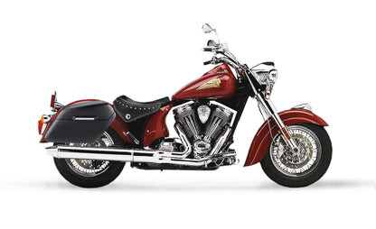 42L - Baldur Extra Large Indian Chief Standard Matte Motocicleta Hard Alforjas