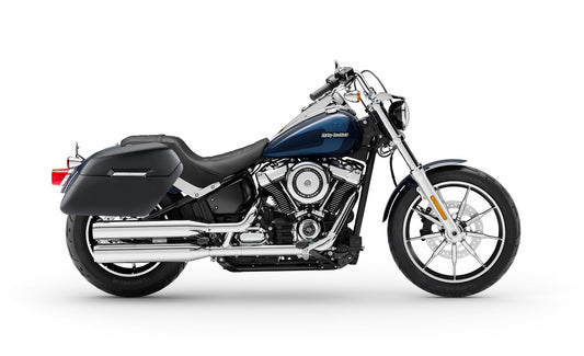 42L - Baldur Extra Large Matte Motocicleta Hard Alforjas para Harley Softail Low Rider FXLR
