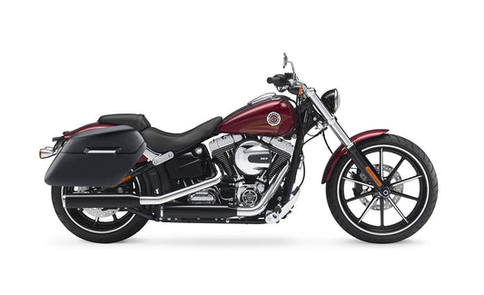 42L - Baldur Extra Large Matte Motocicleta Hard Alforjas para Harley Softail Breakout FXSB