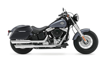 42L - Baldur XL Matte Motocicleta Hard Alforjas para Harley Softail Slim FLS