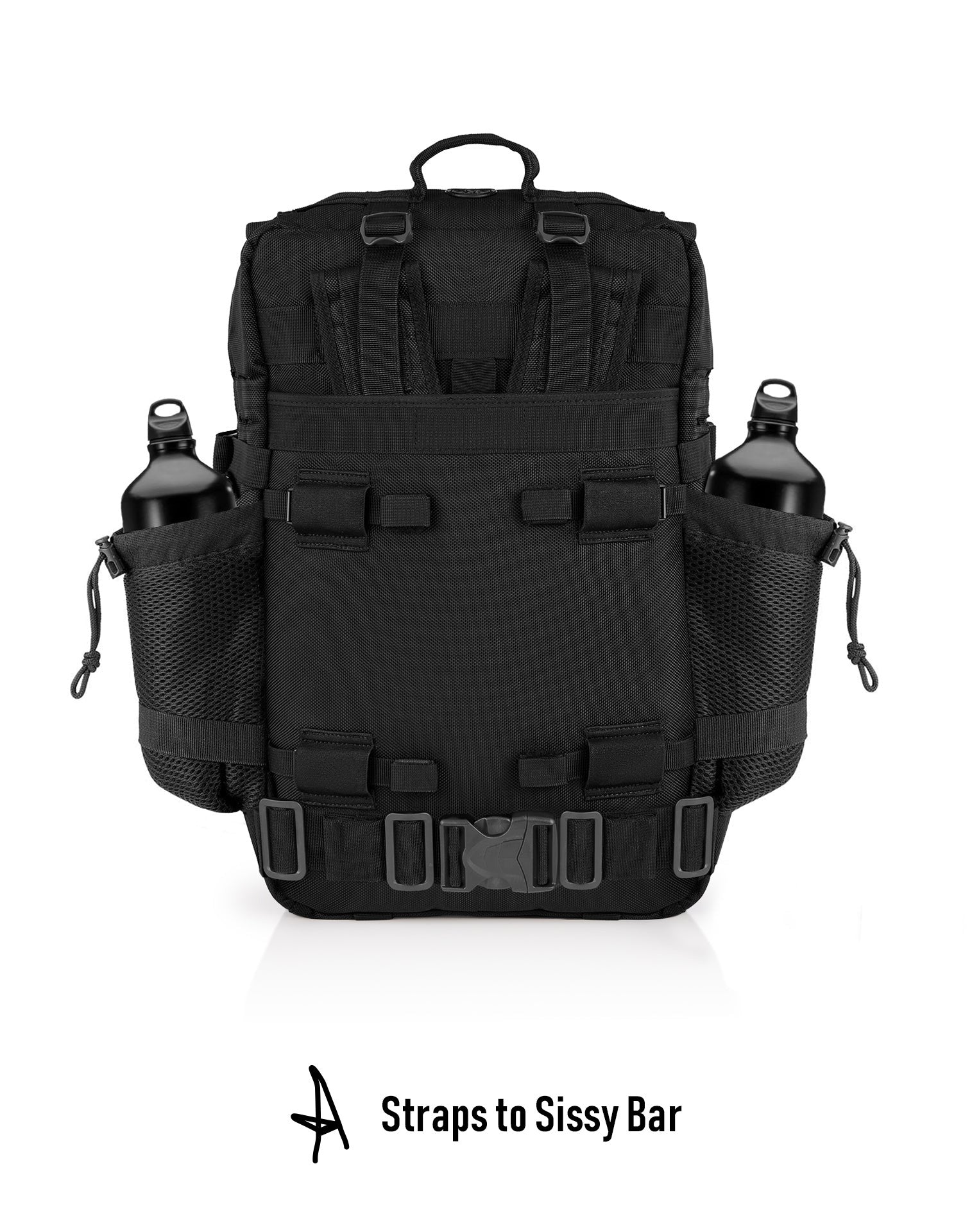45L - Mochila para Sissy Bar de Motocicleta Tactical XL para Harley Davidson