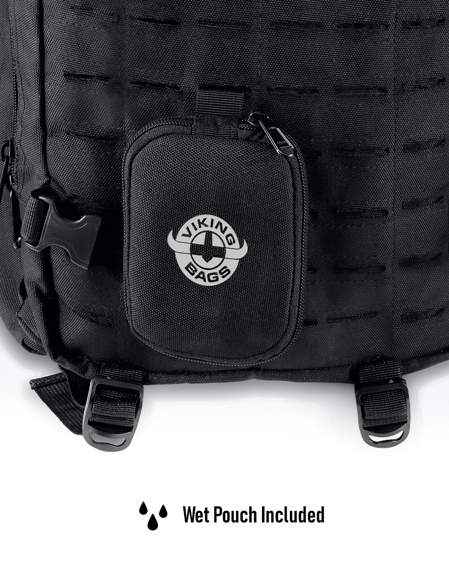 45L - Mochila para Sissy Bar de Motocicleta Tactical XL Suzuki