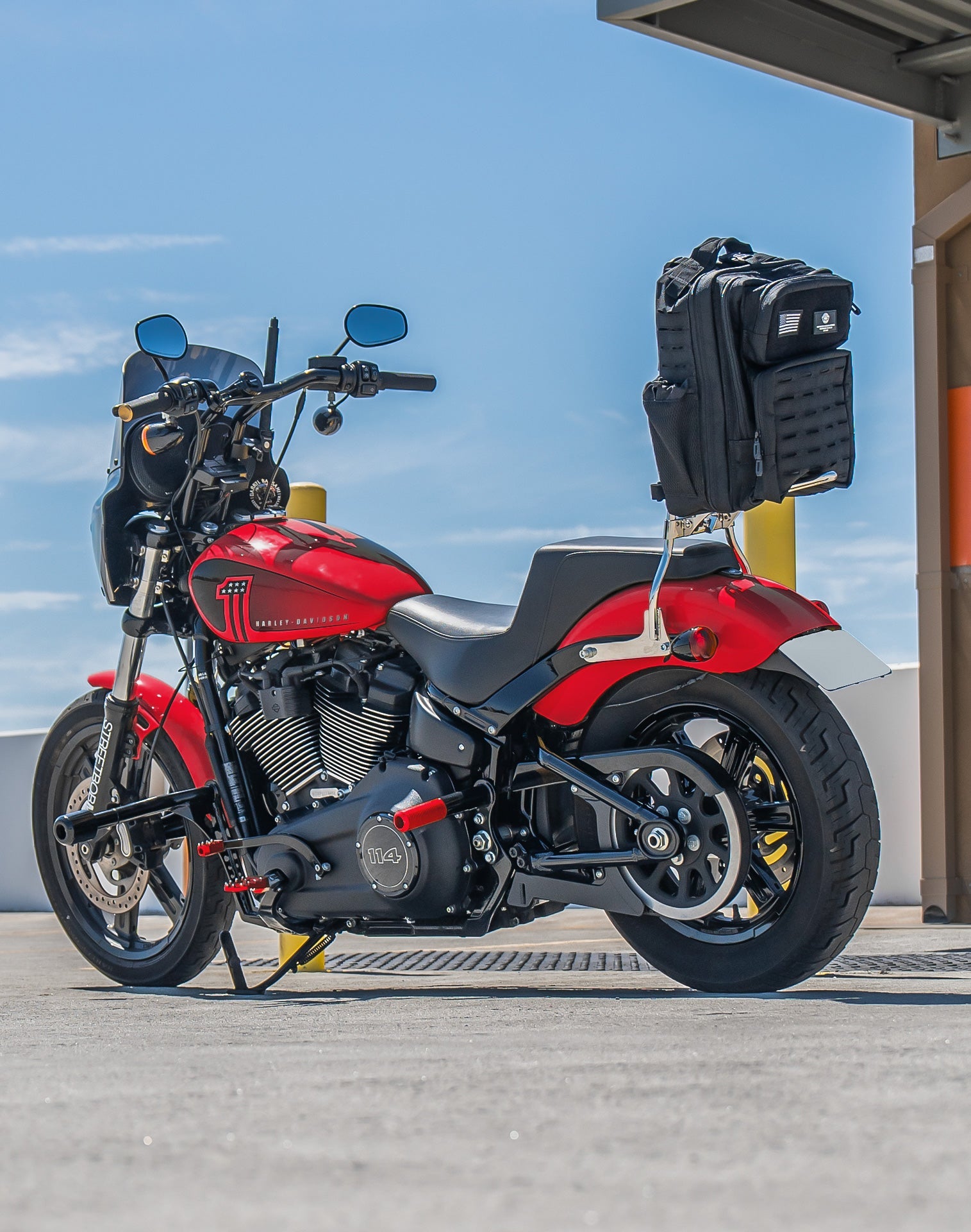 45L - Mochila para Sissy Bar de Motocicleta Tactical XL Suzuki