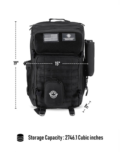 45L - Mochila para Sissy Bar de Motocicleta Tactical XL Suzuki