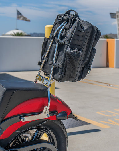 45L - Mochila para Sissy Bar de Motocicleta Tactical XL Yamaha