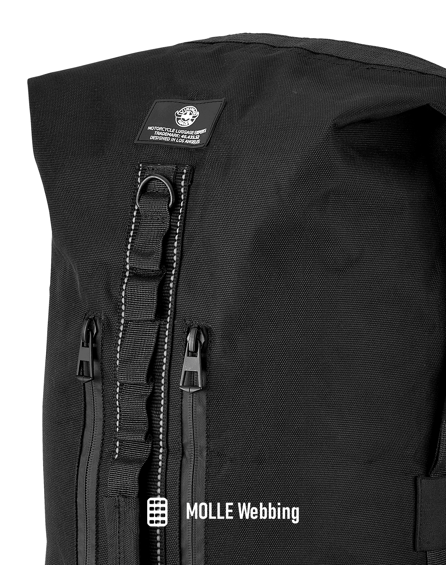 32L - Renegade Motocicleta Bolsa para Sissy bar para Harley Davidson