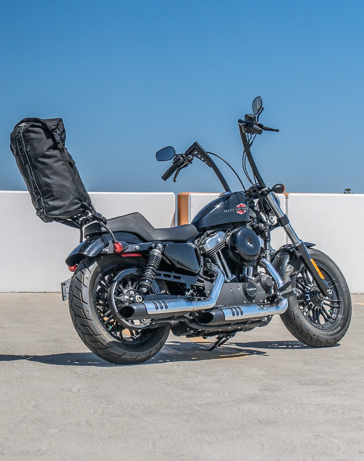 32L - Renegade Motocicleta Bolsa para Sissy bar para Harley Davidson