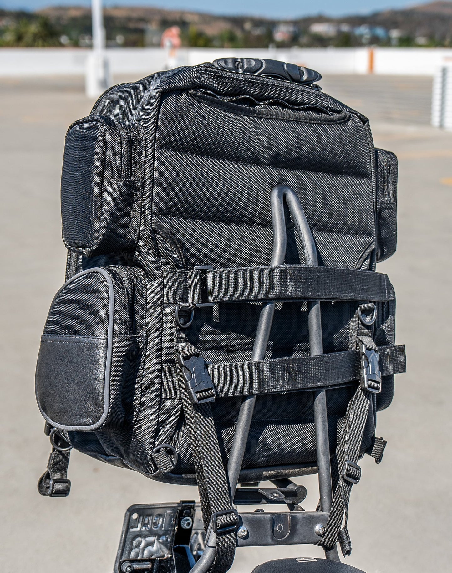 30L - Mochila para Sissy Bar de Motocicleta Voyage Large Yamaha