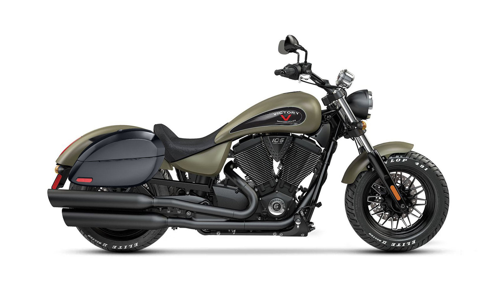 28L - Phantom Large Victory Gunner Painted Motocicleta Hard Alforjas