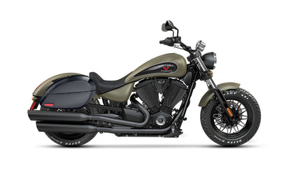 28L - Phantom Large Victory Gunner Painted Motocicleta Hard Alforjas
