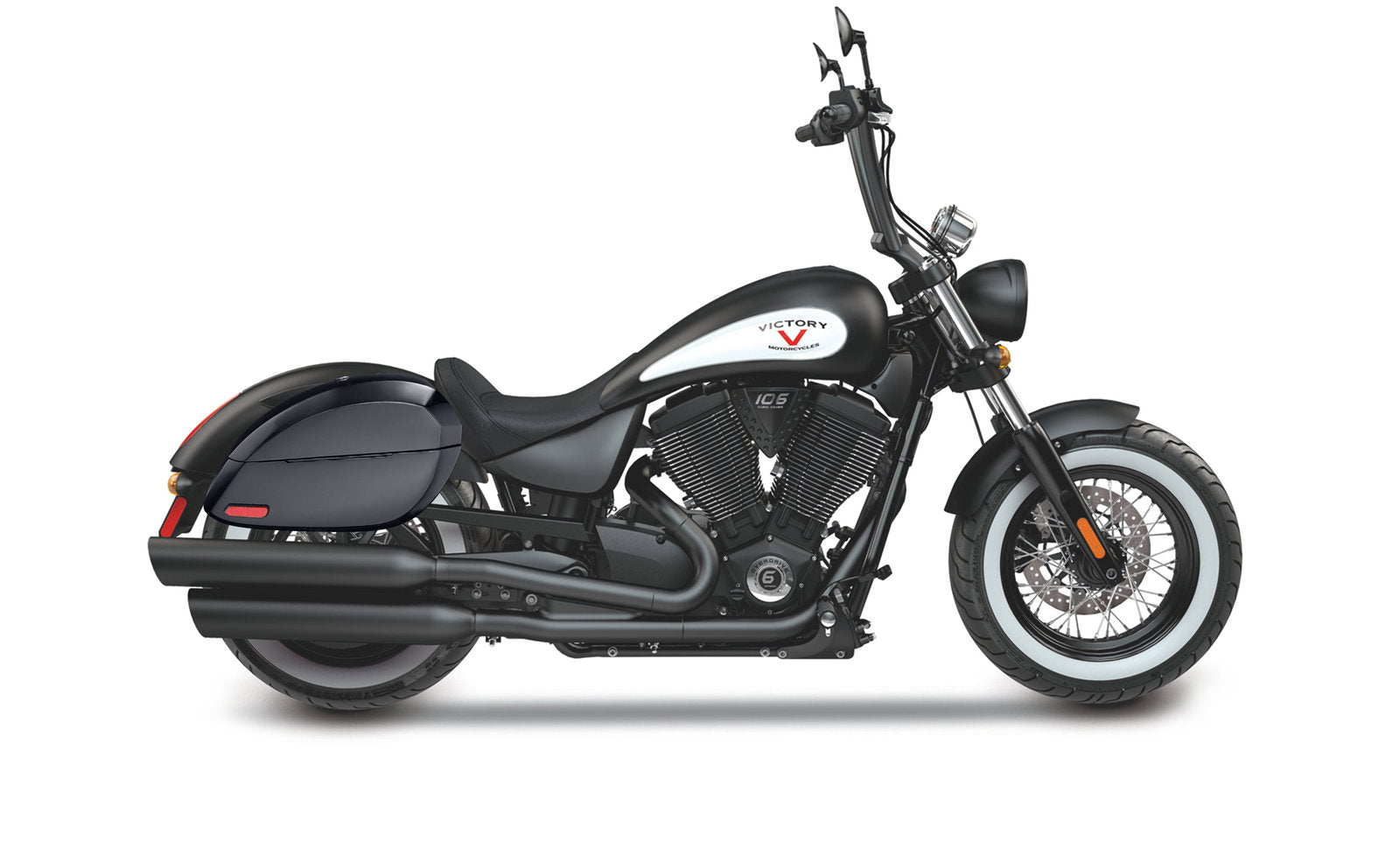 28L - Phantom Large Victory High Ball Painted Motocicleta Hard Alforjas